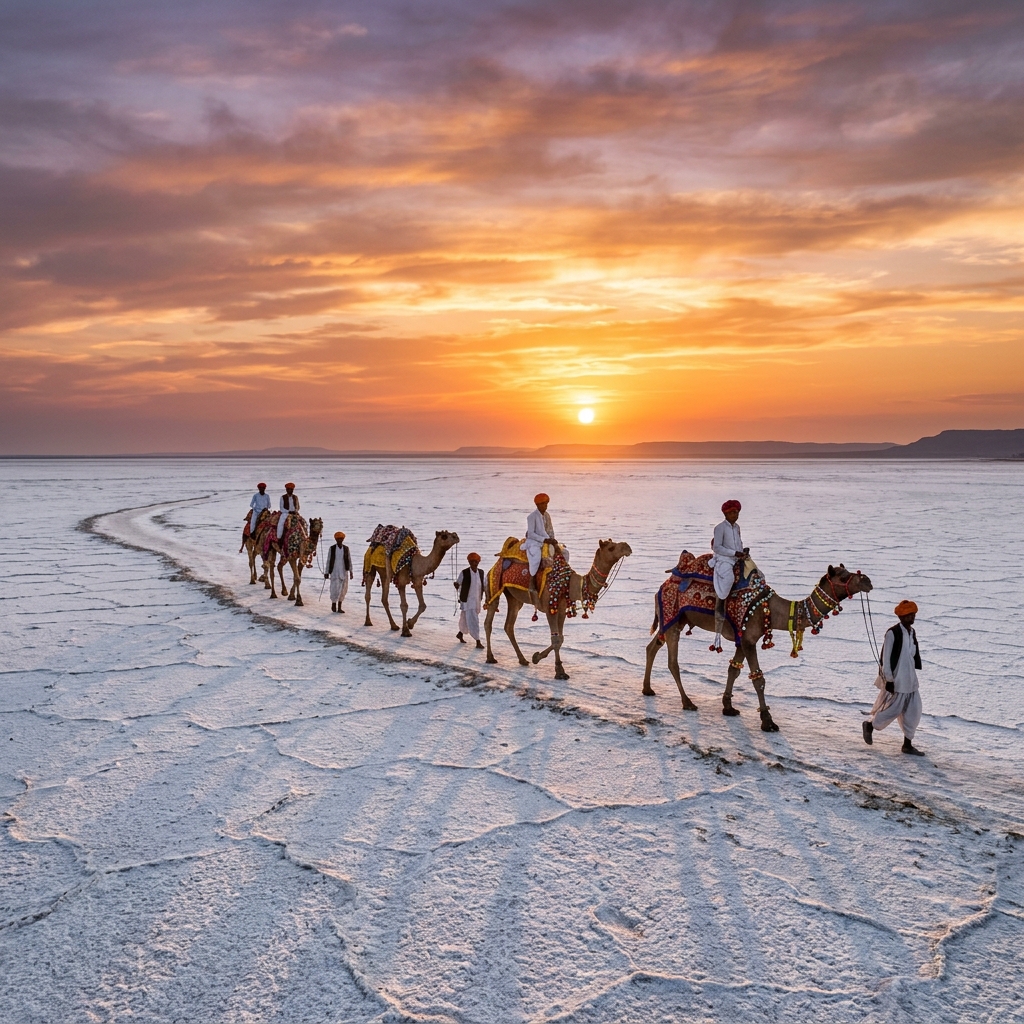 White Desert Rann of Kutch Sunset Tour